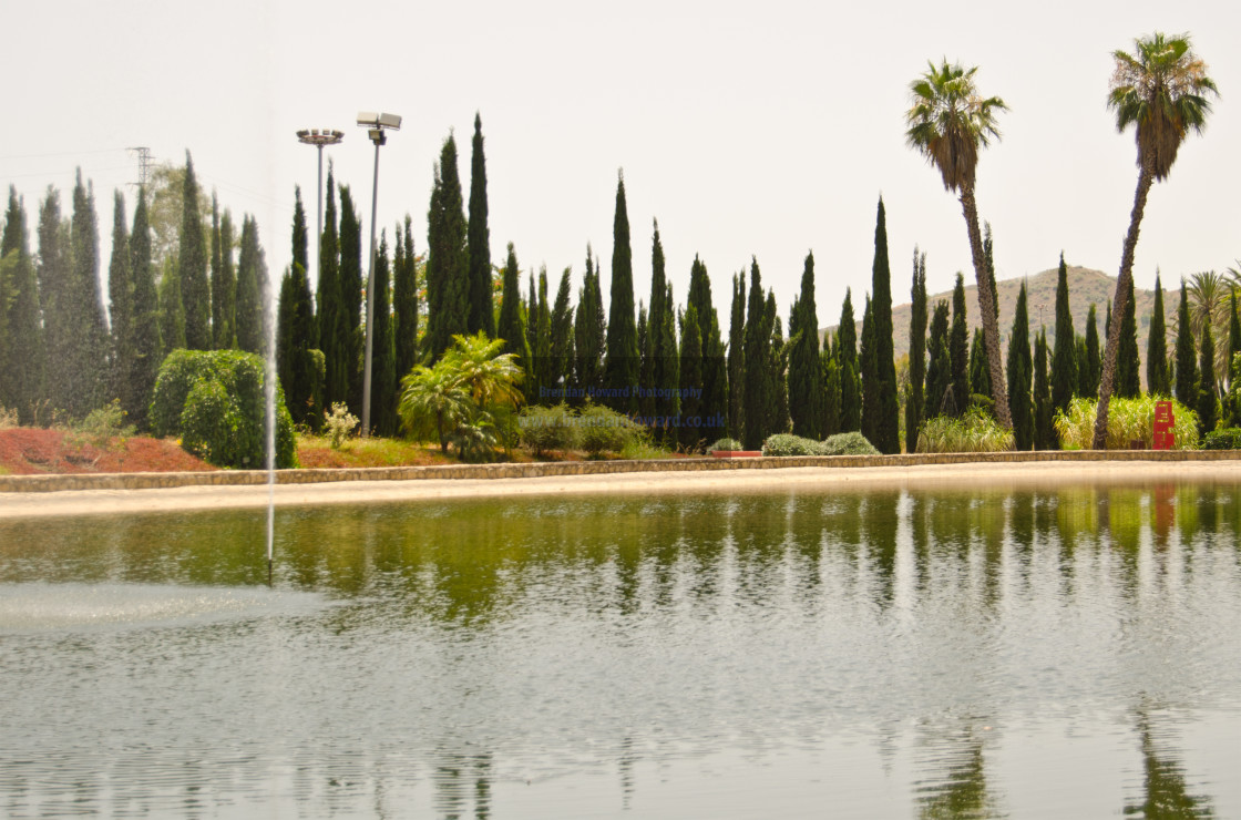 "Malaga Botanical Gardens" stock image