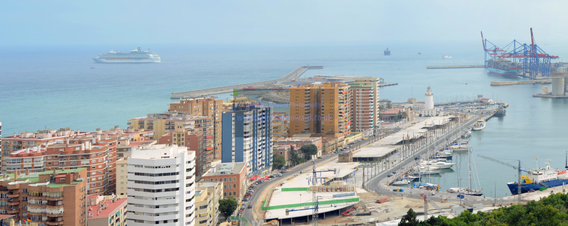 "Malaga, Spain" stock image