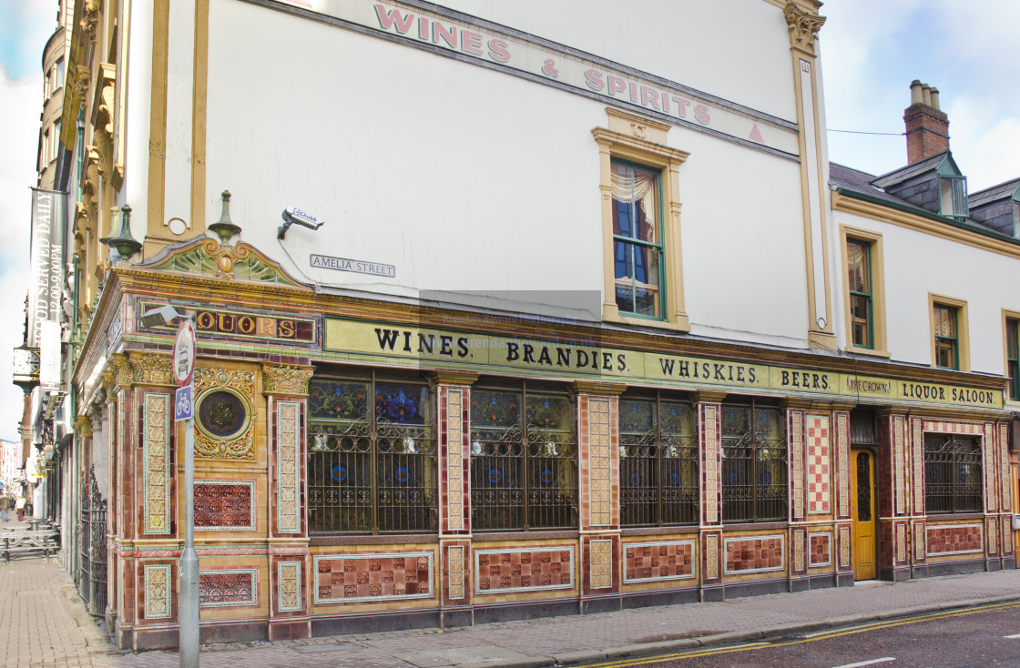 "Crown Liquor Saloon, Belfast" stock image