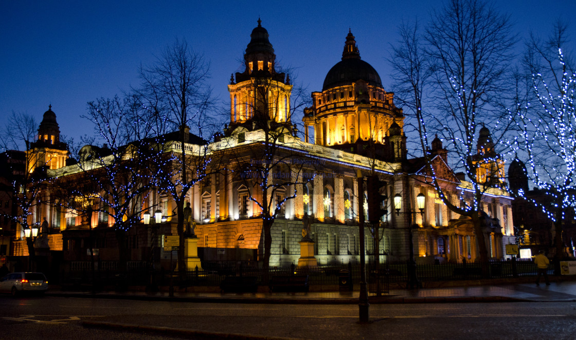 "Belfast City Hall" stock image