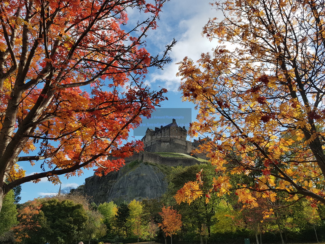 "Edinburgh Castle" stock image