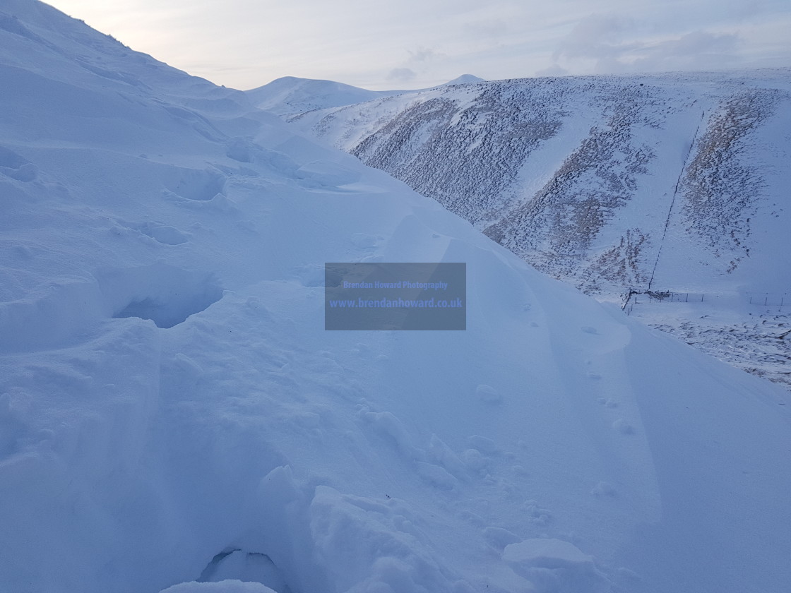 "Pentland Hills in Winter" stock image