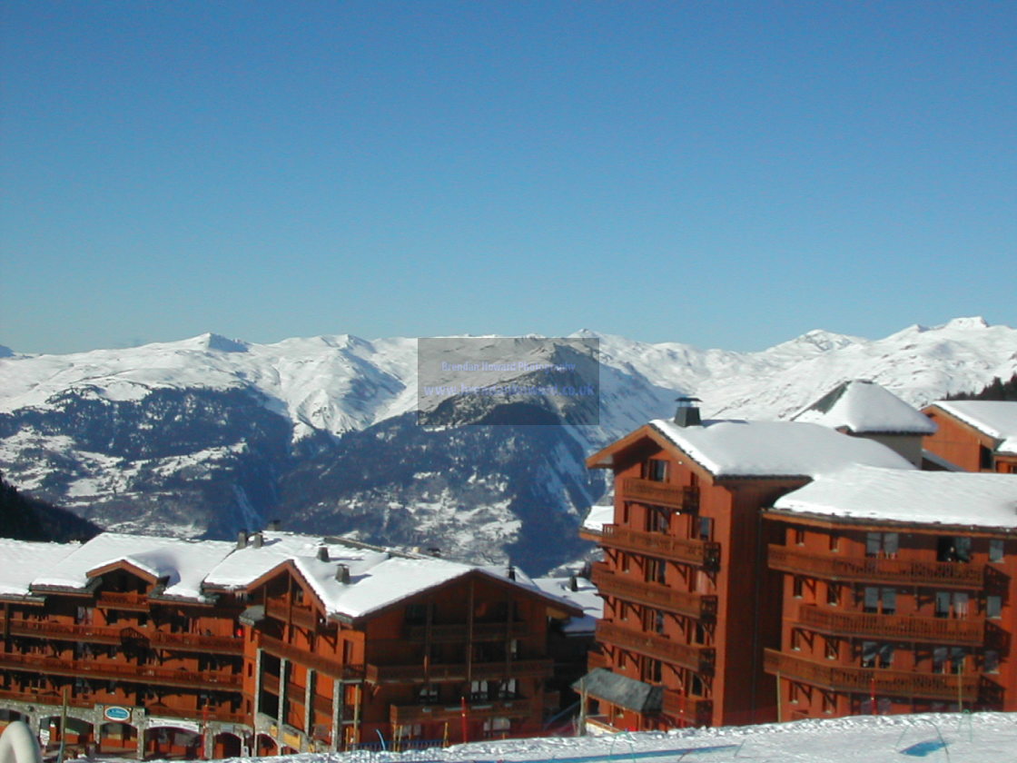 "La Plagne, France" stock image