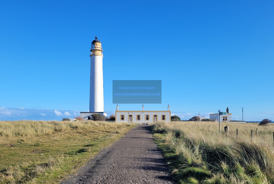 "Barns Ness Lighthouse, Dunbar" stock image