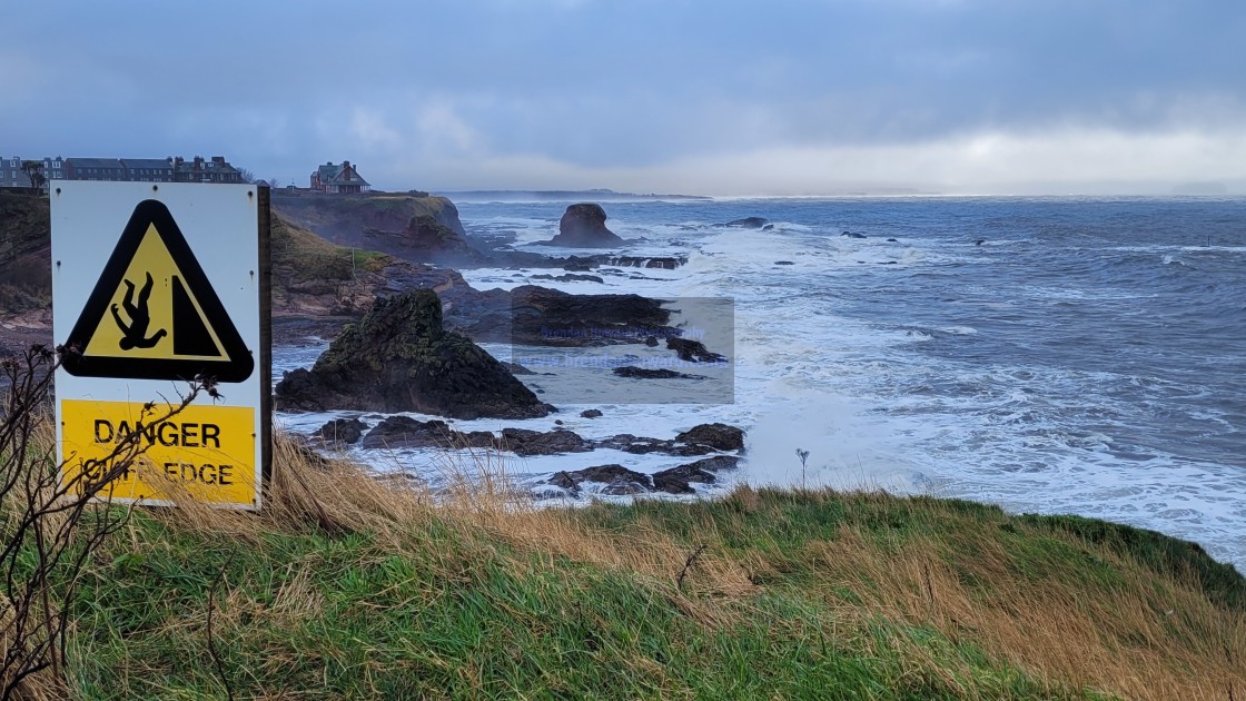 "Danger in Dunbar" stock image