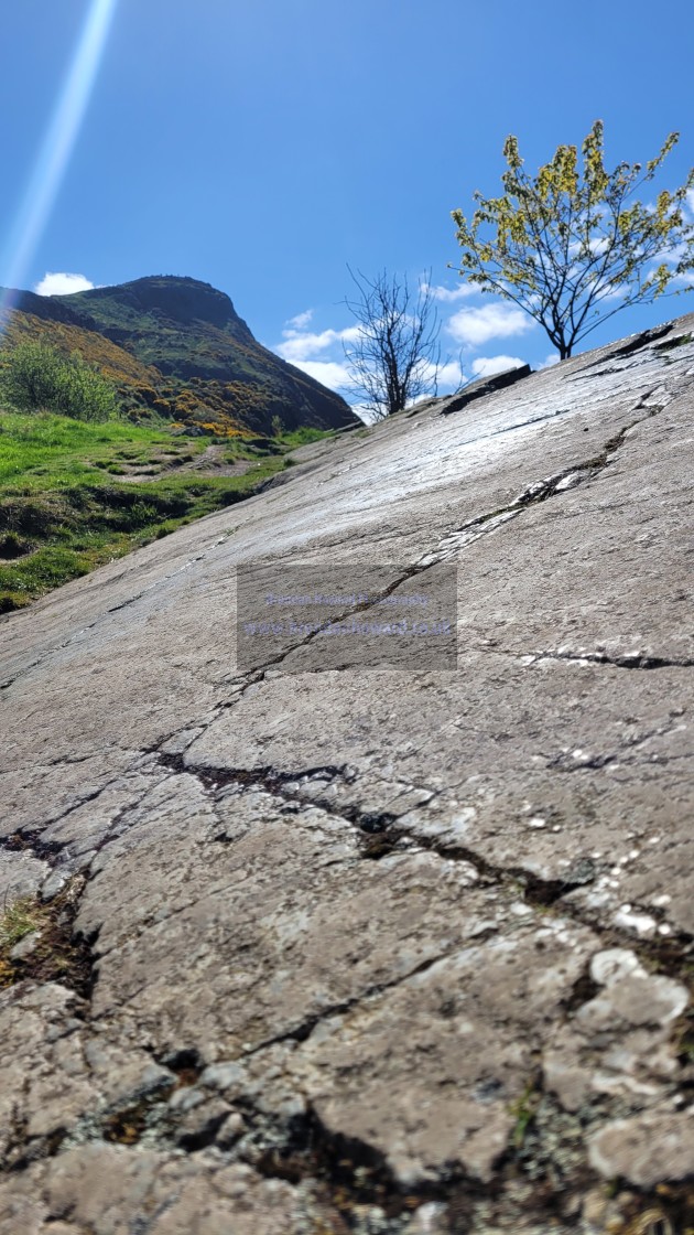 "Arthur's Seat, Holyrood Park" stock image