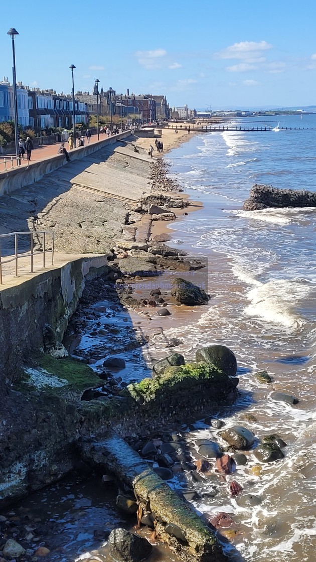 "Portobello Beach, Edinburgh" stock image