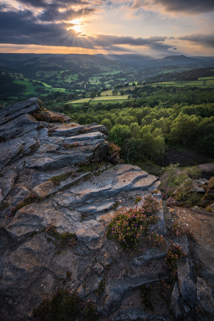 "Sunset Over Hope" stock image