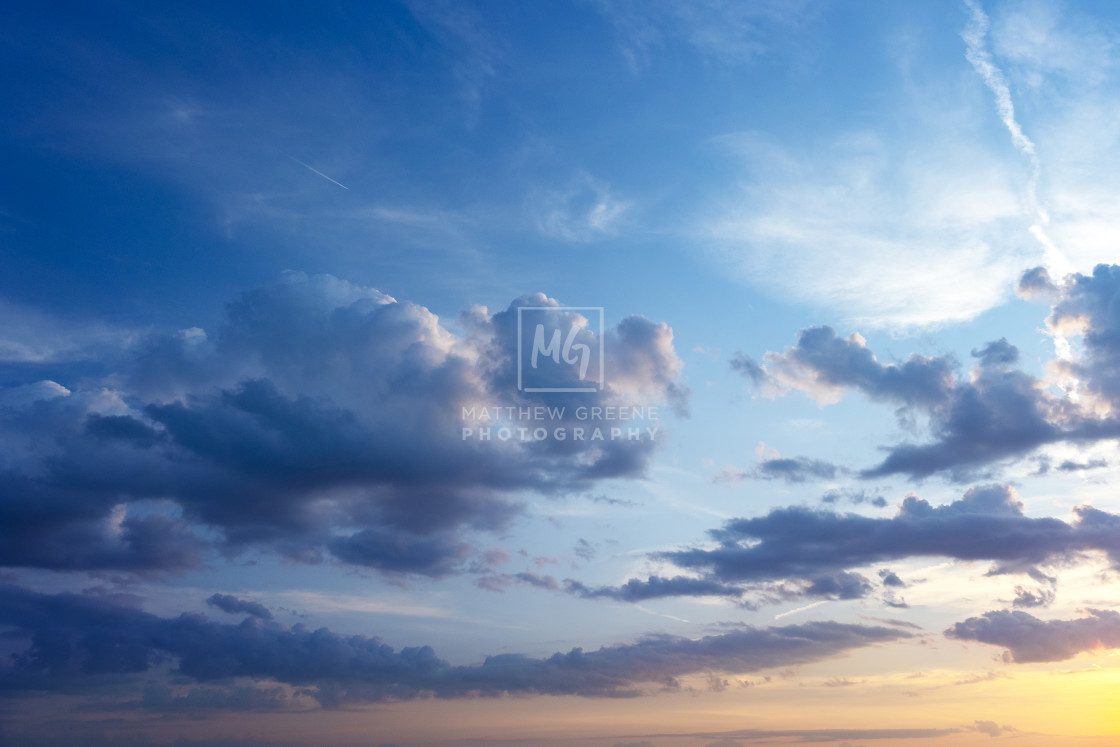 "Morning Cloudscape" stock image