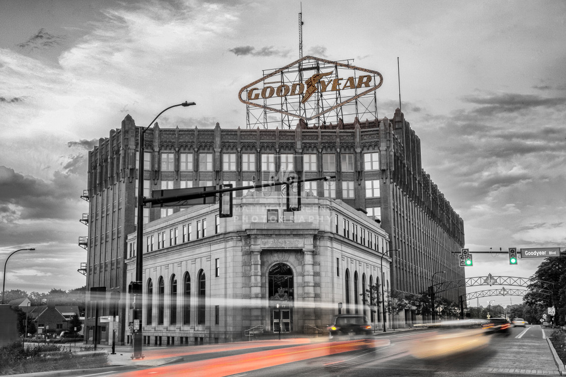 "Goodyear's First Headquarters" stock image