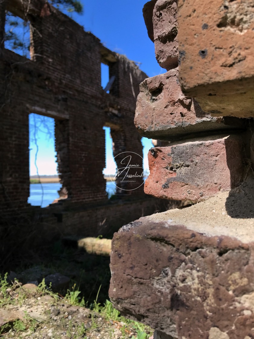 "Rice Hope Mill Ruins" stock image