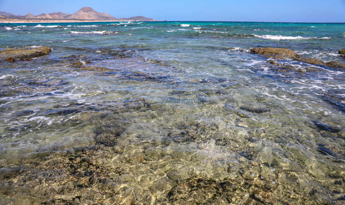 "Ocean at Cabo Pulmo" stock image