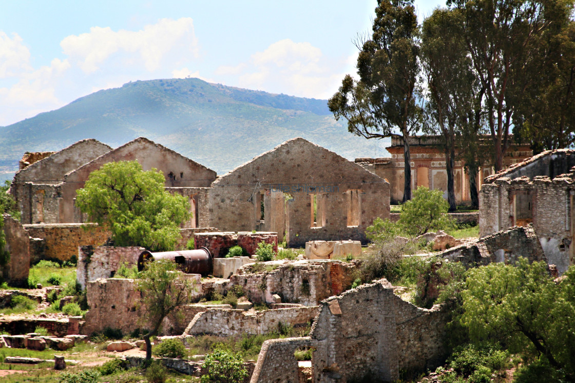 "Ruins of Central Mexcio" stock image