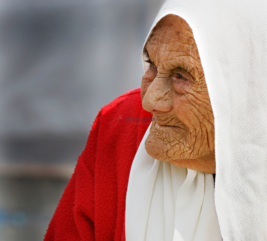 "Lady in Red" stock image