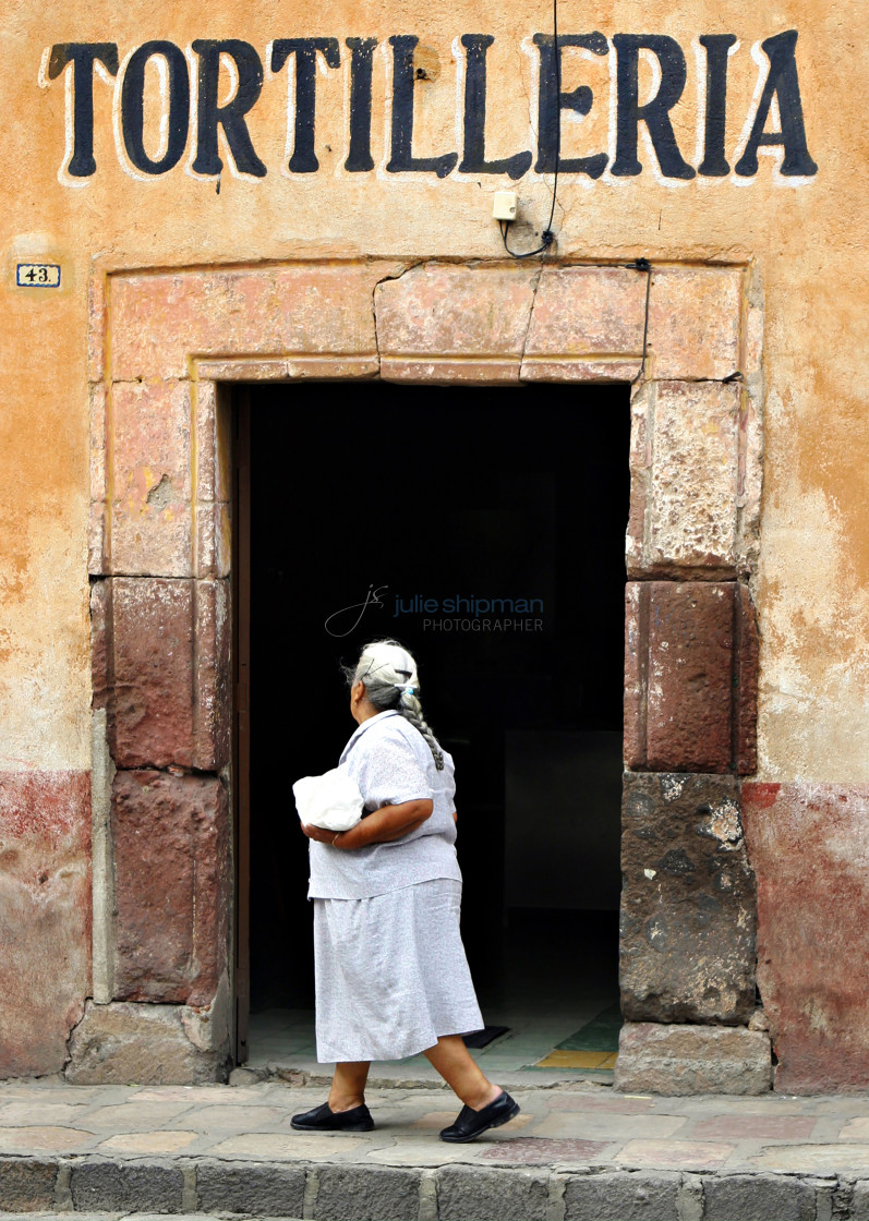 "Tortilleria" stock image