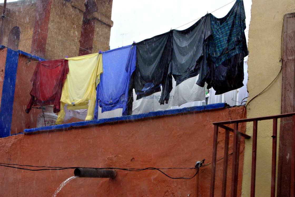 "Clothes Line" stock image