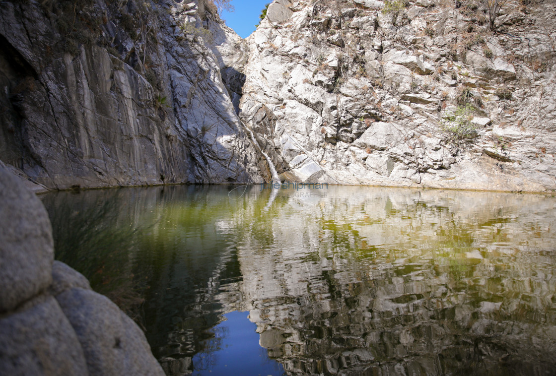 "Oasis in Los Barriles" stock image