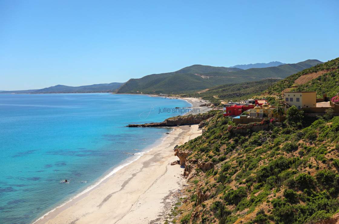 "View from Punta Pescadero" stock image