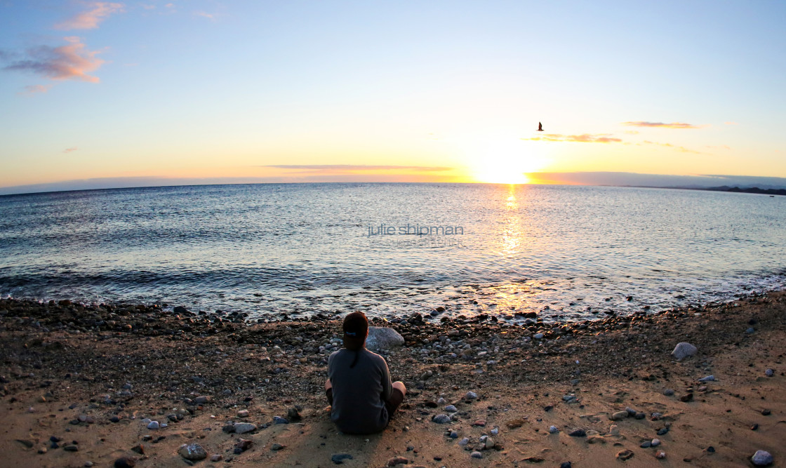 "Morning Meditation" stock image