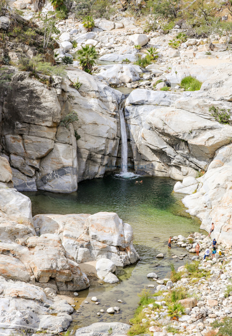 "Waterfall at Sol de Mayo" stock image