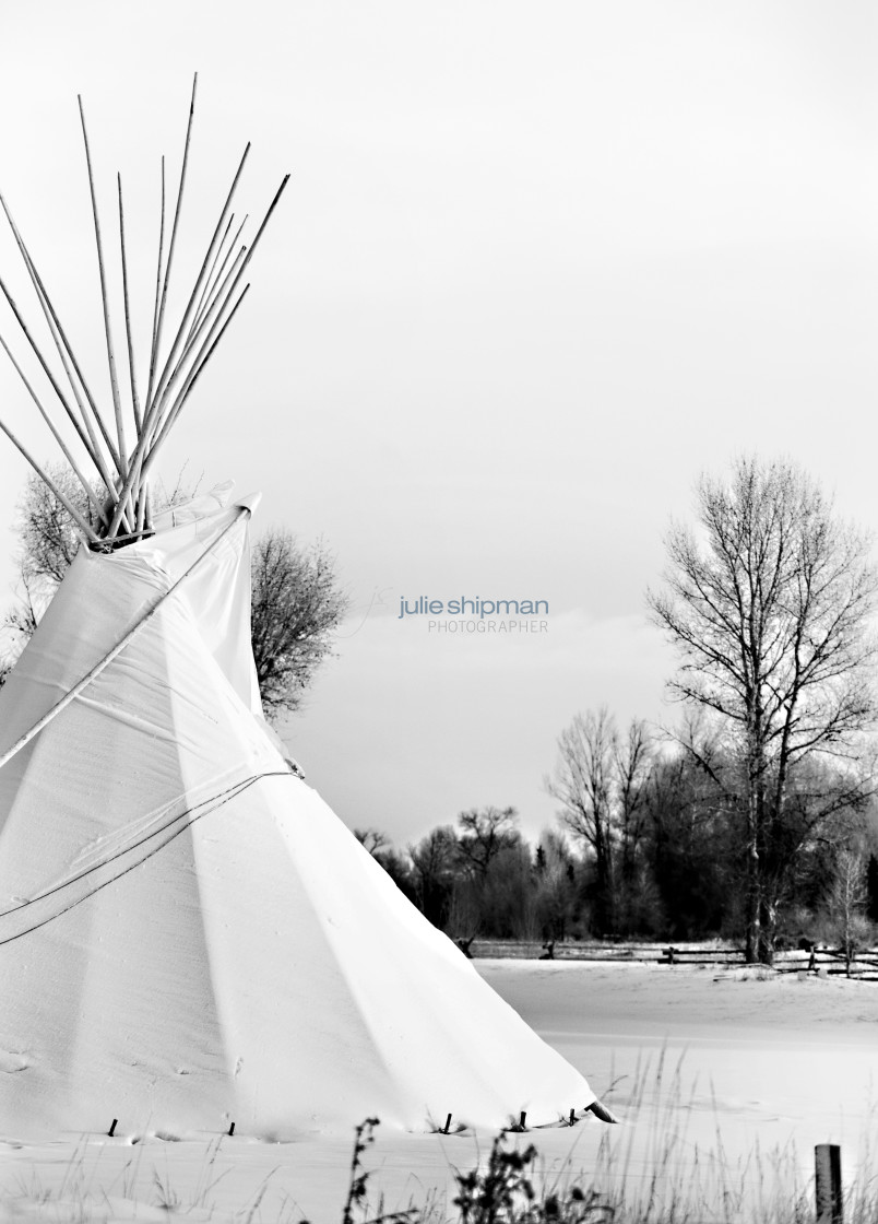 "Winter Wyoming" stock image