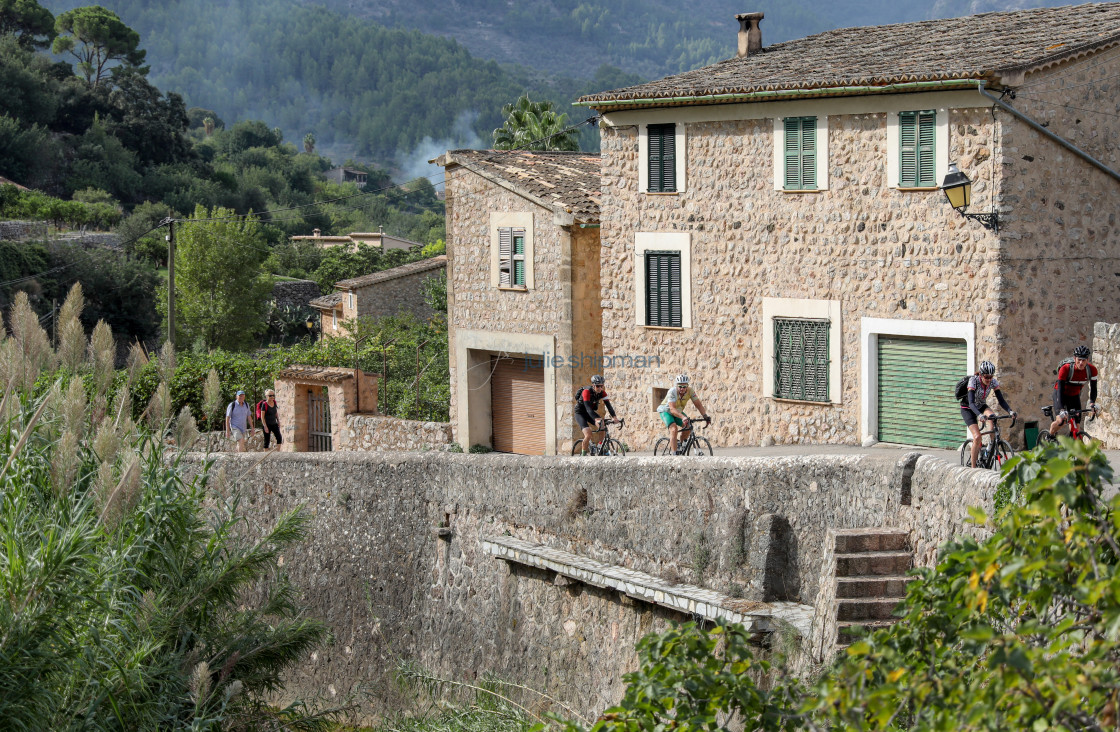 "Bike and Hike Mallorca" stock image