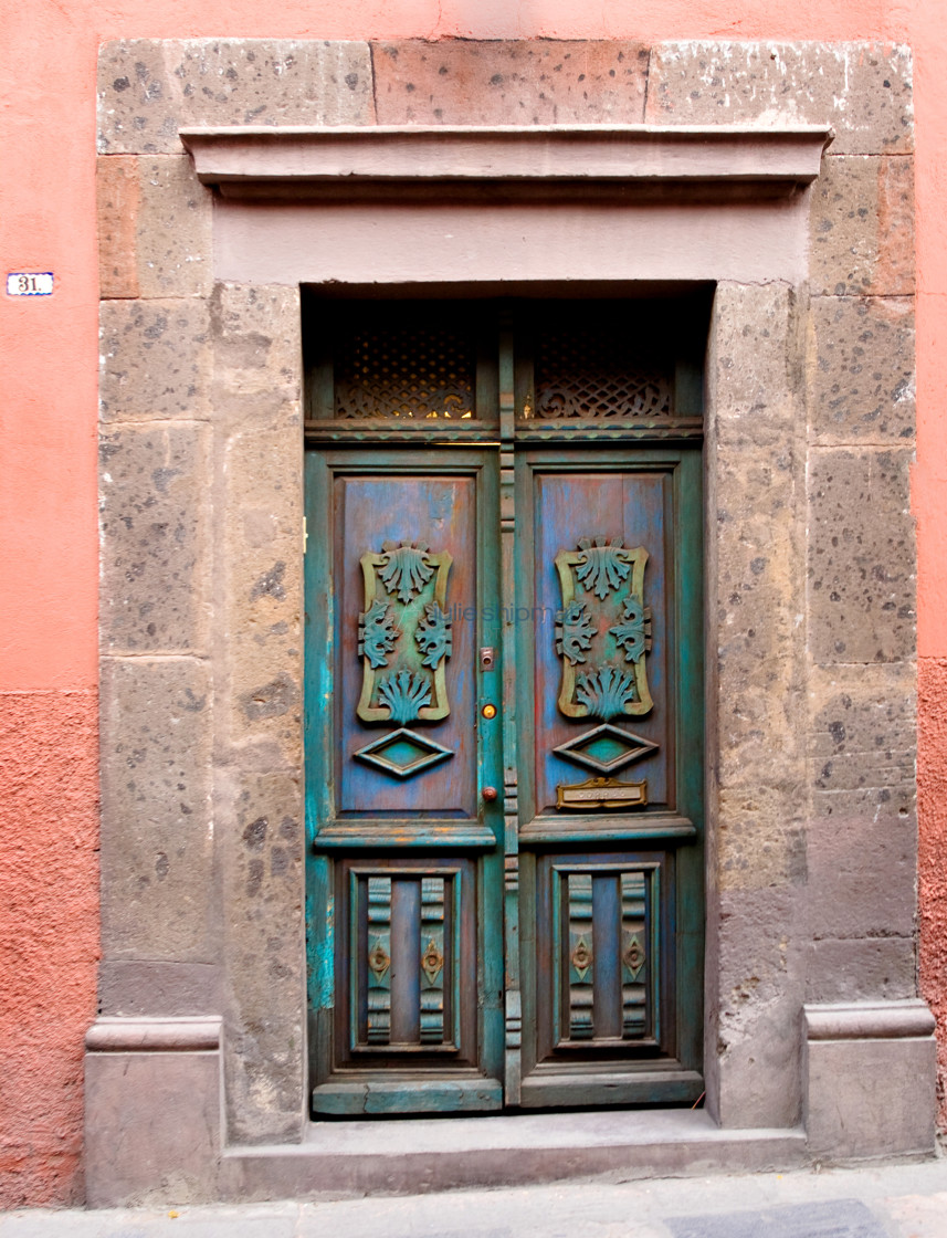 "Mexican Door" stock image