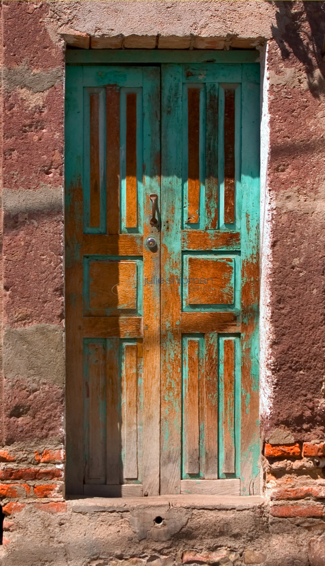 "Mexican Door" stock image