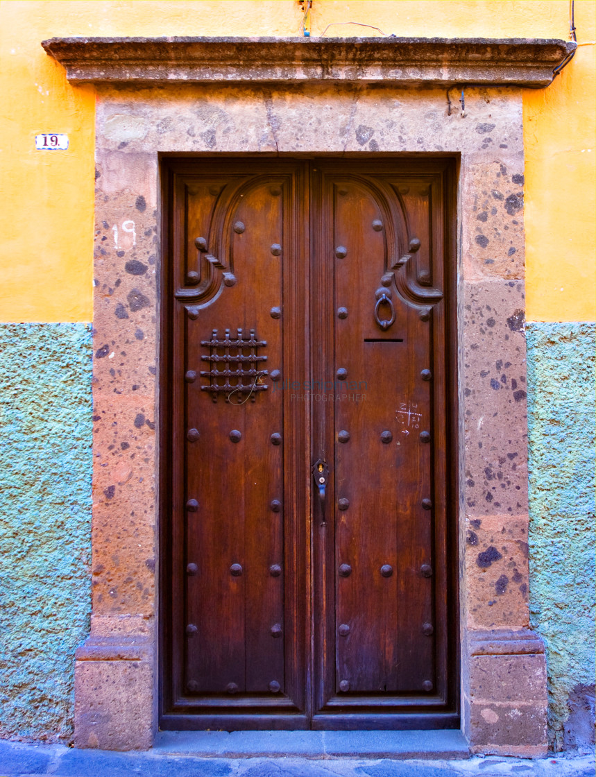 "Mexican Door" stock image