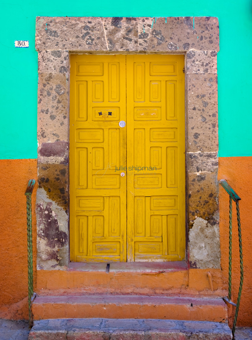 "Mexican Door" stock image