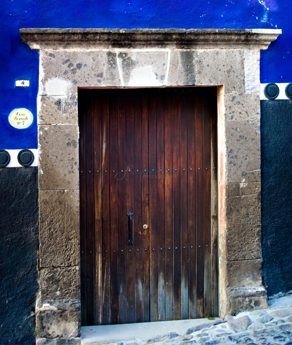 "Mexican Door" stock image