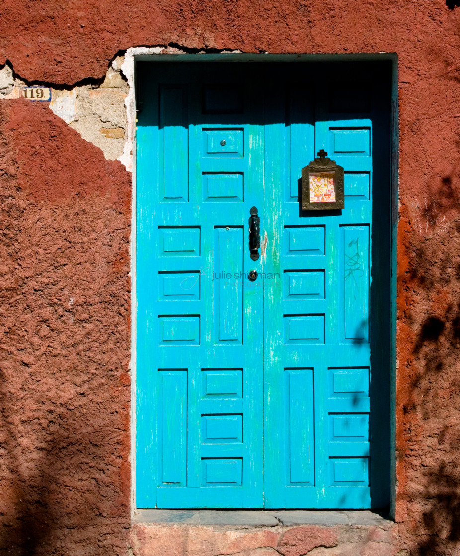 "Mexican Door" stock image