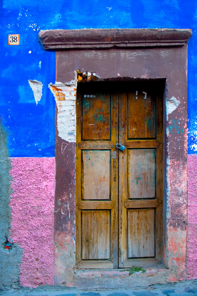 "Mexican Door" stock image