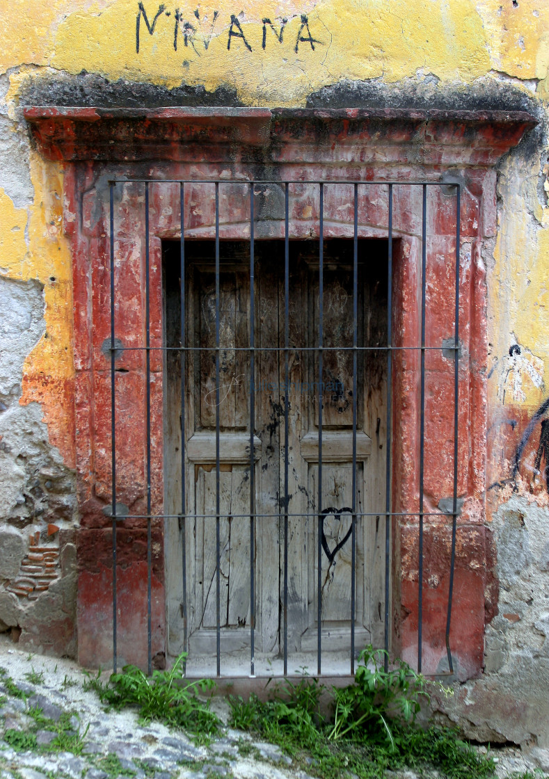 "Mexican Door" stock image