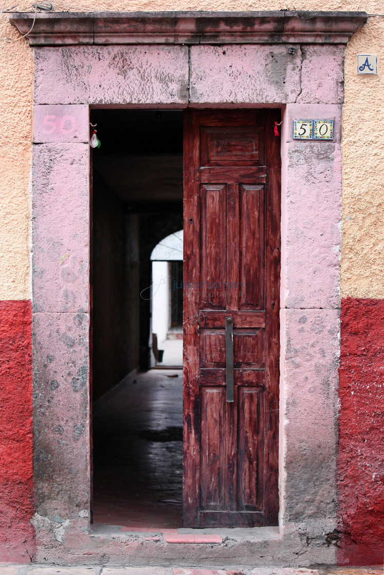 "Mexican Door" stock image