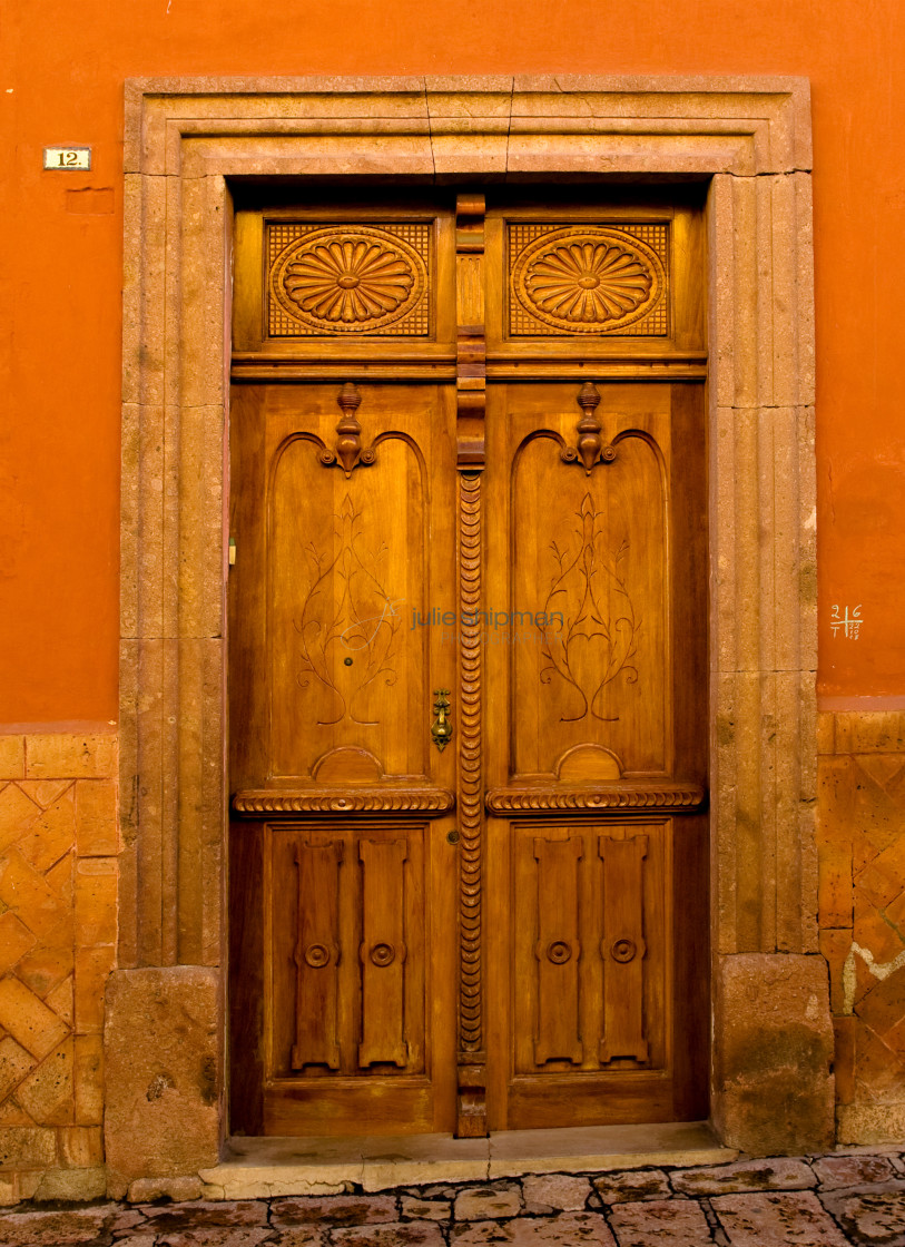 "Mexican Door" stock image