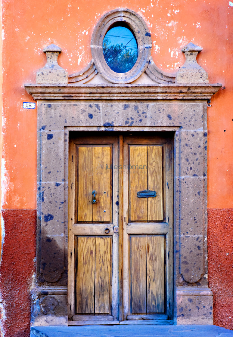 "Mexican Door" stock image