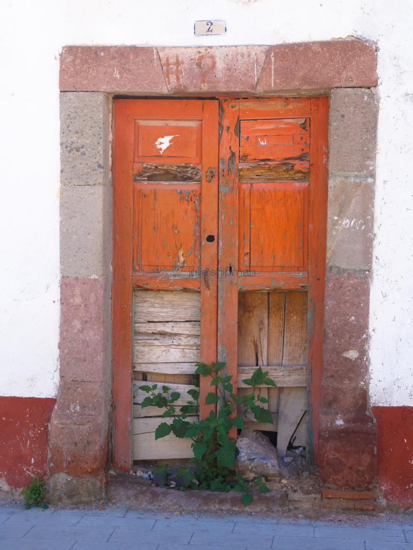 "Mexican Door" stock image