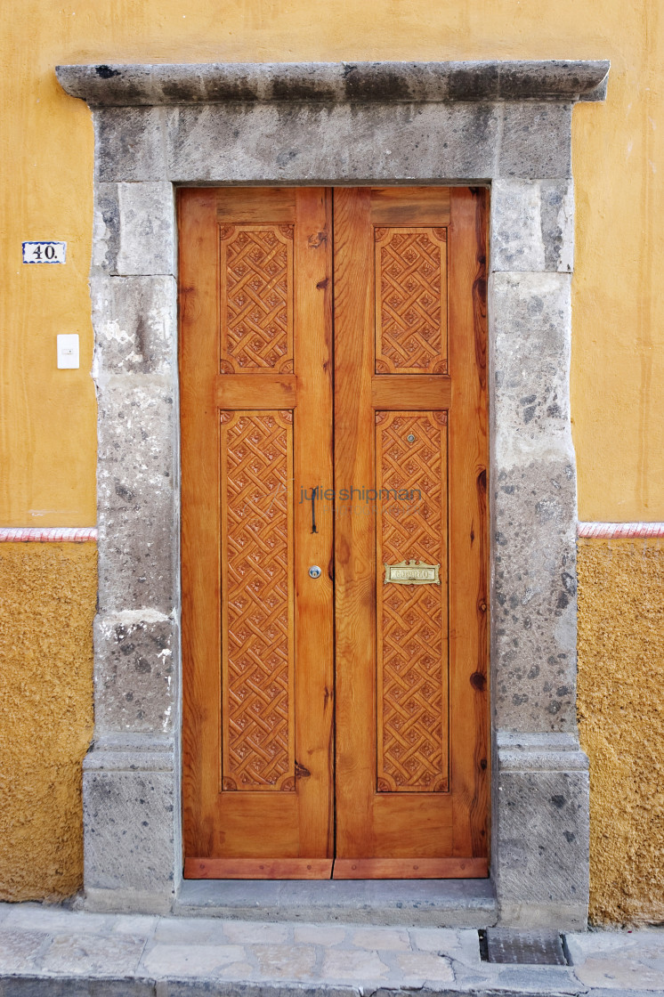 "Mexican Door" stock image