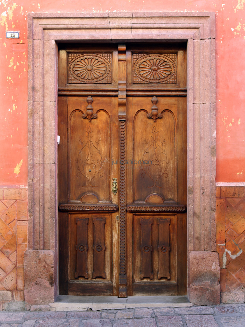 "Mexican Door" stock image