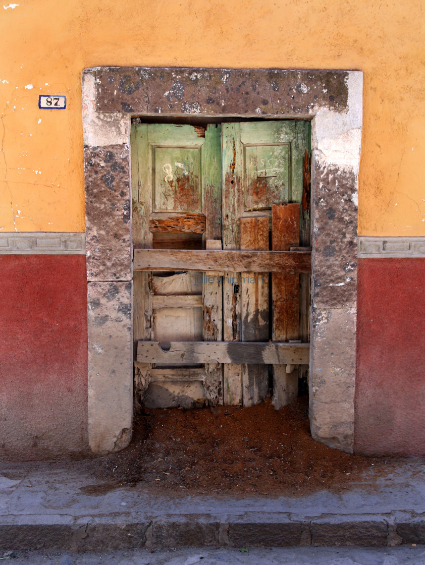 "Mexican Door" stock image