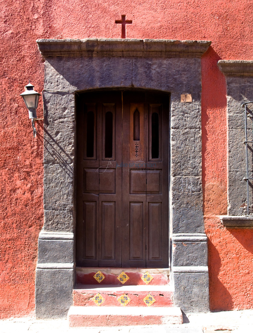 "Mexican Door" stock image