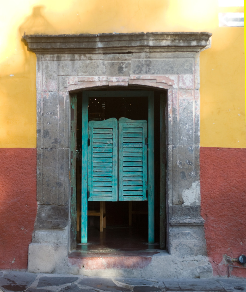 "Mexican Door" stock image