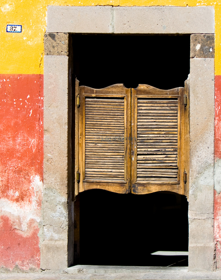 "Mexican Door" stock image