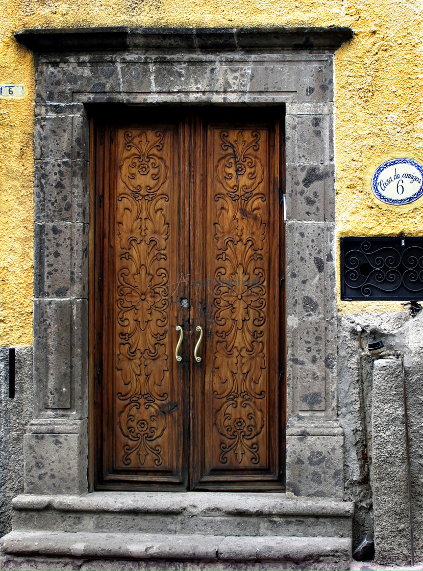 "Mexican Door" stock image