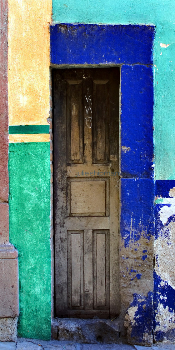 "Mexican Door" stock image