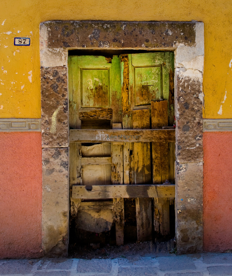 "Mexican Door" stock image