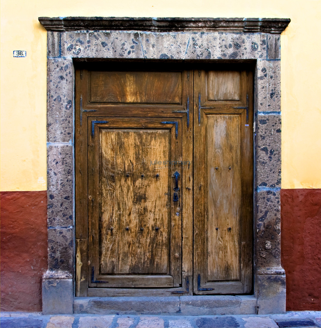 "Mexican Door" stock image