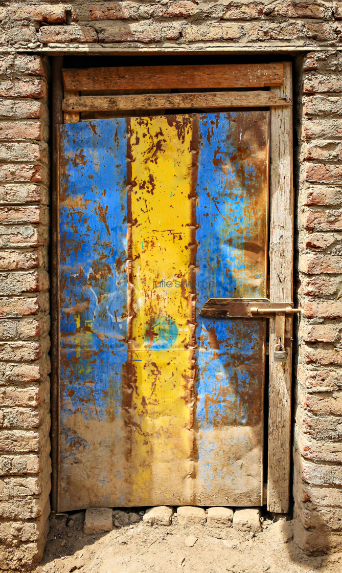 "Mexican Door" stock image