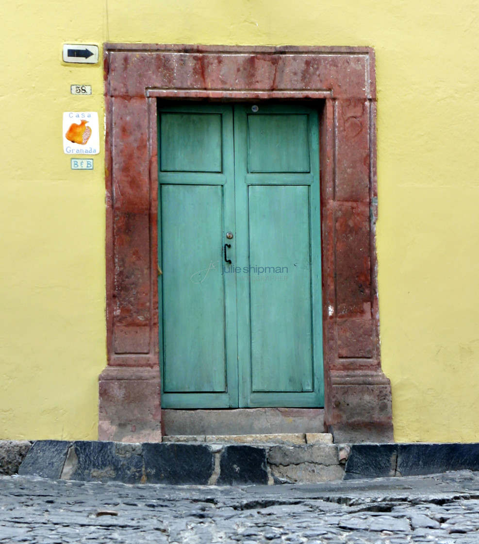 "Mexican Door" stock image